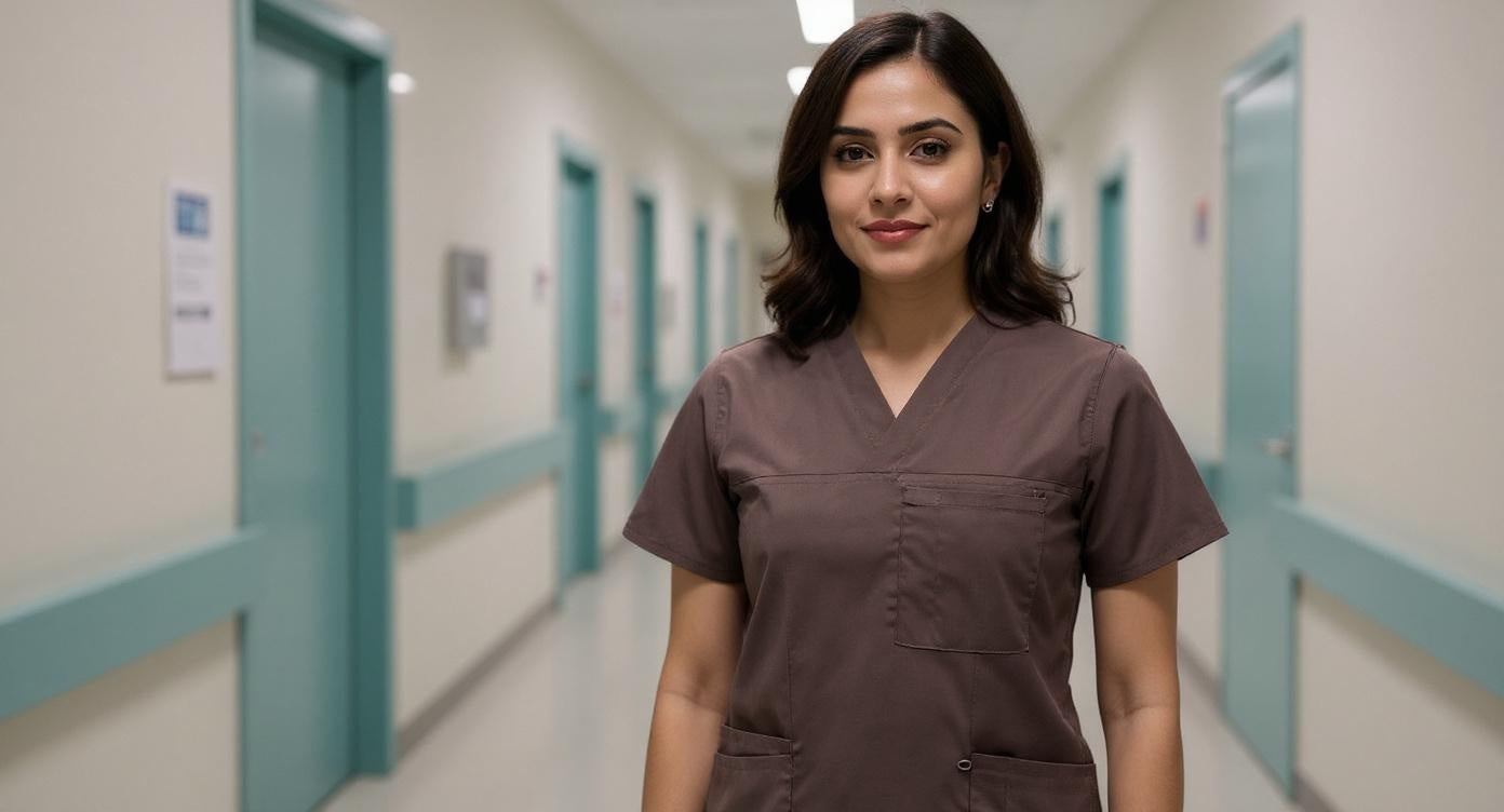 Women’s Elegant Cut Medical Scrub Set