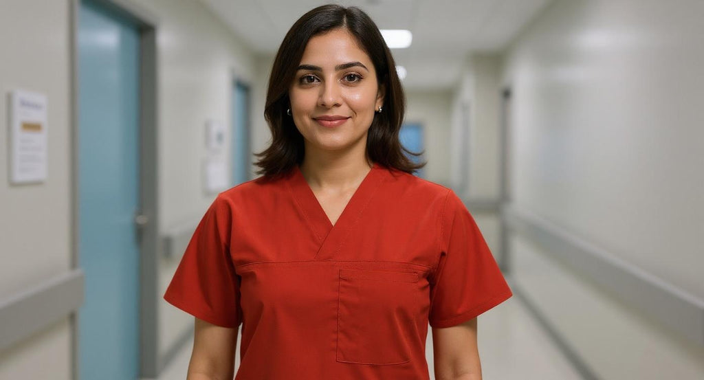 Women’s Professional Scrub Suit – Ideal for Students & Doctors