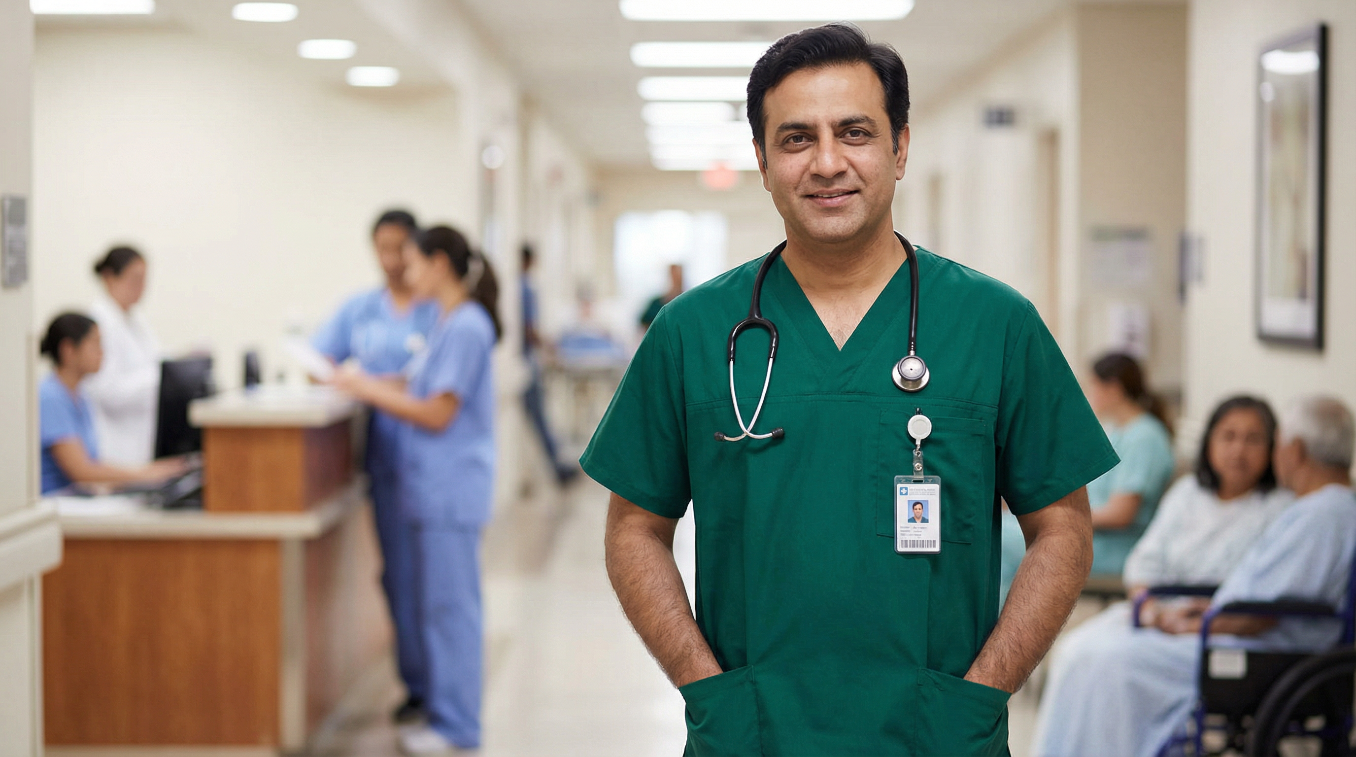 Men’s Classic V-Neck Scrub Suit