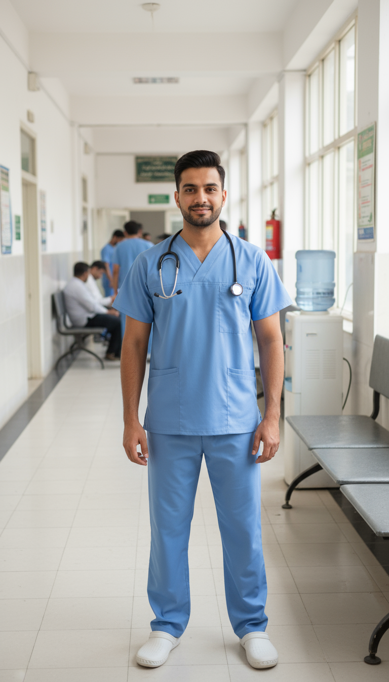 Men’s Modern Comfort Scrub Set