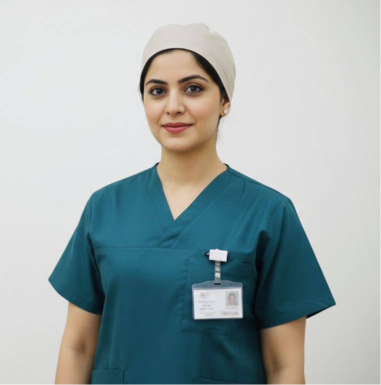 Women’s Stylish Medical Scrub Suit for Doctors