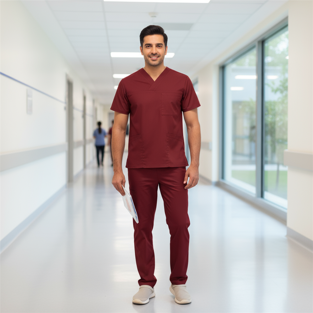 Men’s Scrubs Set – Comfortable, Breathable, Professional Fit | MDWear