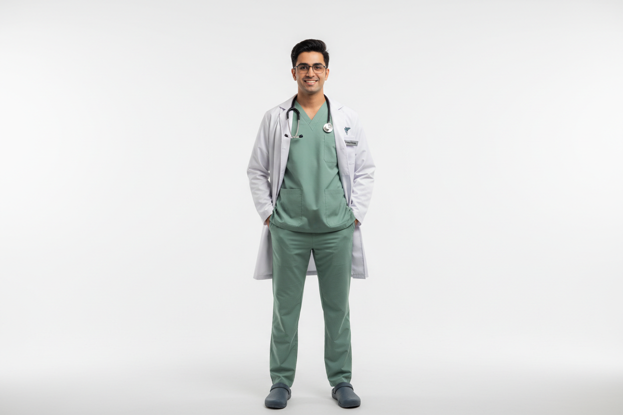 Men’s Professional Doctor Coat | MED WEAR.
