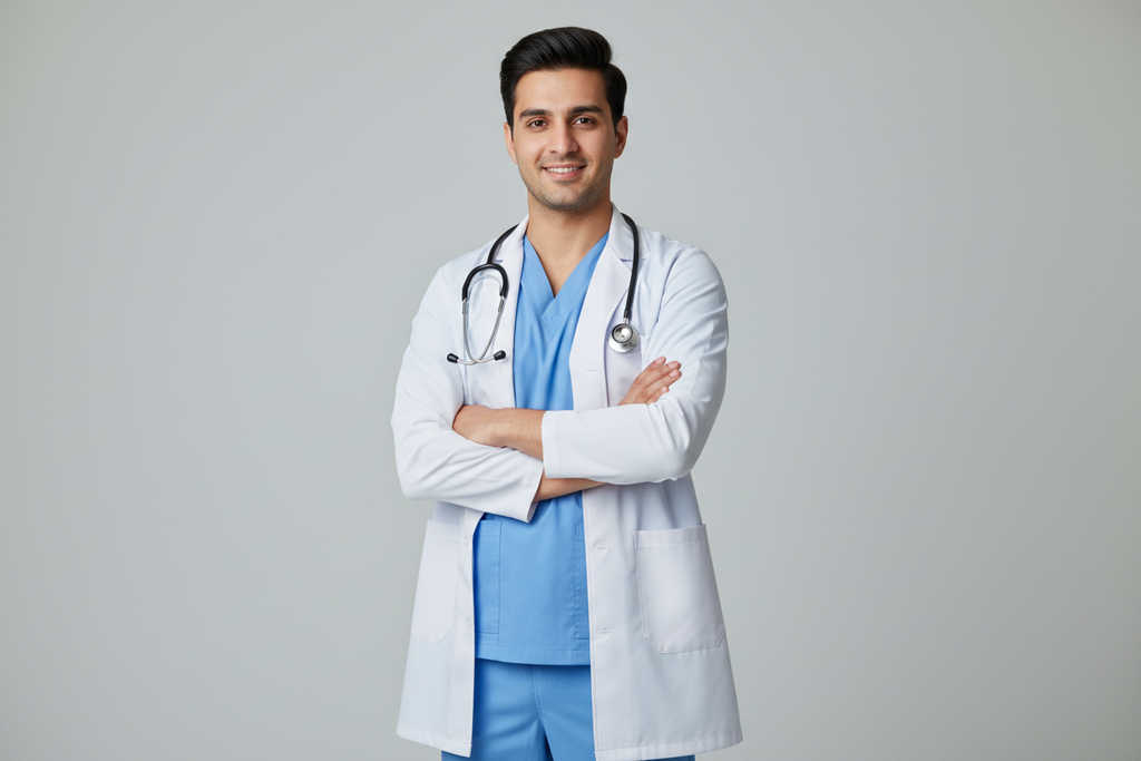 Men’s Professional Doctor Coat | MED WEAR.