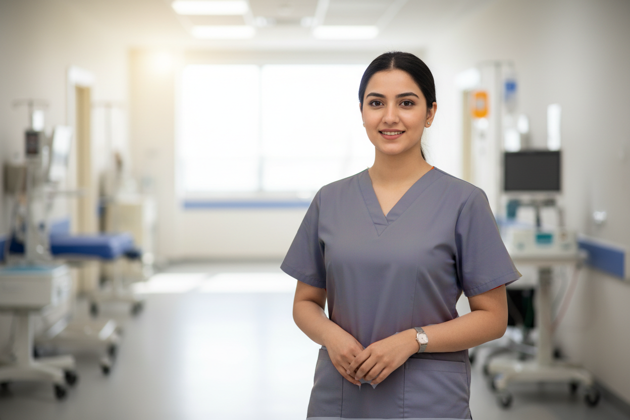 Women’s Modern Slim Fit Scrub Suit – Med Wear