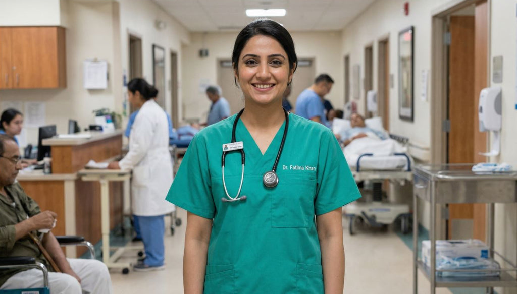 UltraComfort Women’s Scrub Suit for Nurses & Doctors